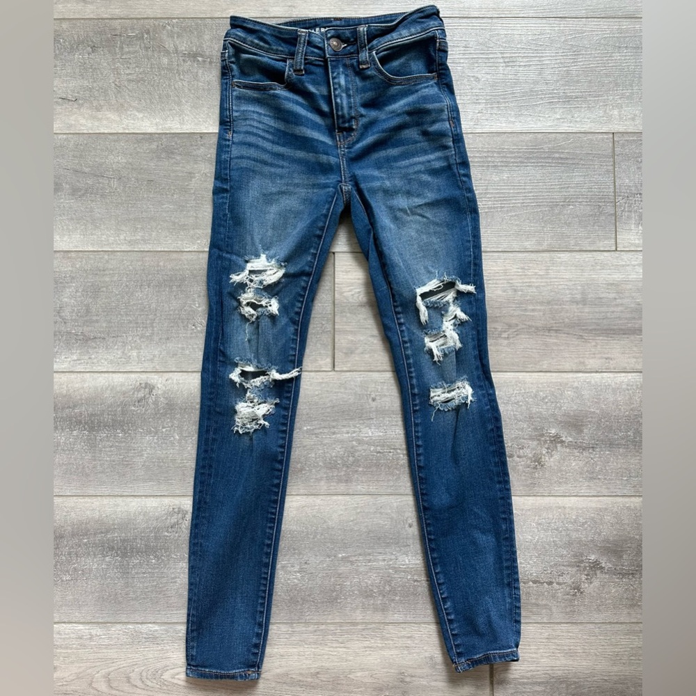 American Eagle Next Level Stretch HI-Rise Jegging Women's 2 Regular